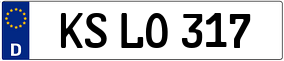 Truck License Plate
